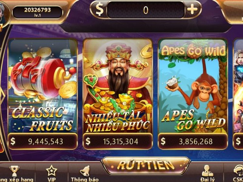 Slot game phong phú tại rio66