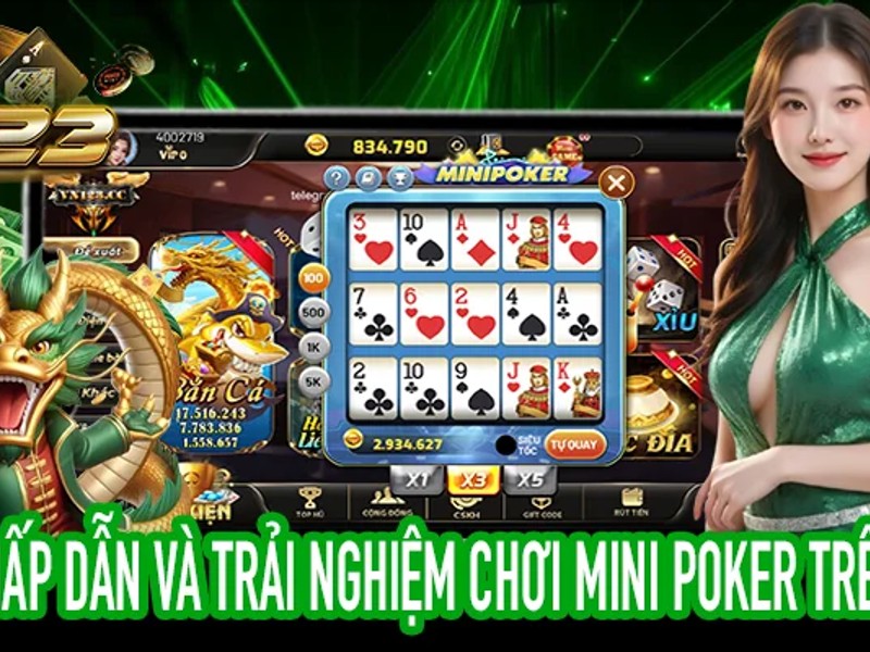 Trò chơi Poker tại rio66