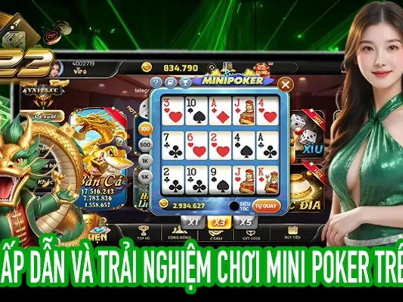 Trò chơi Poker tại rio66